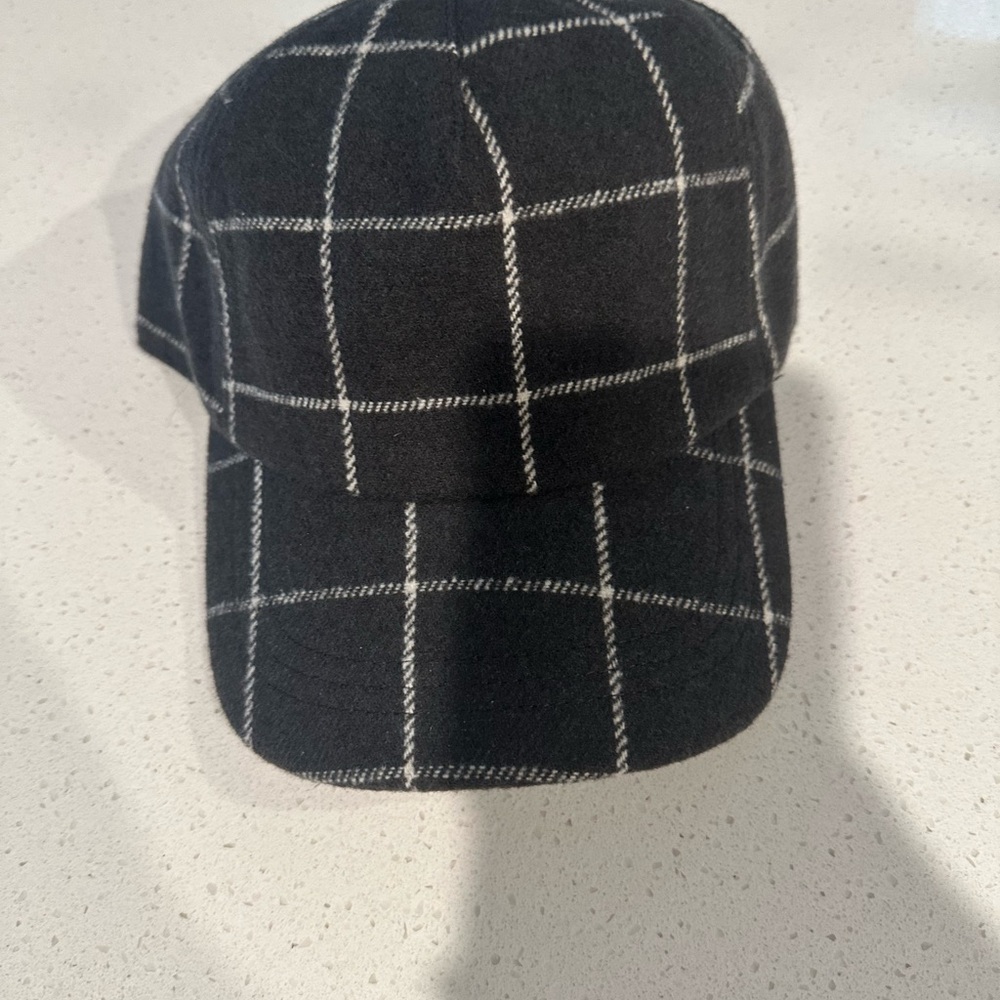 Grey and white Cap